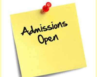 Admissions open