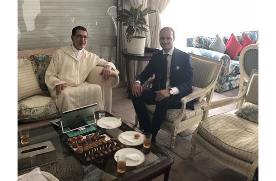 Le Directeur Dr. Abderrahmane Chabib rencontre le Chef du Gouvernement, Dr. Saad Eddine El Othmani 